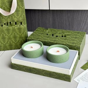 Nieuwe aromatherapie kaars 2-delige set cadeaillon Home is een prachtig landschap