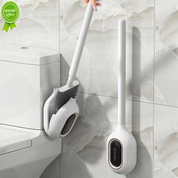 Nieuwe aromatherapie toiletborstelreinigingsproducten voor thuis Siliconen reinigingsborstel WC-accessoires Toiletaccessoires Badkamer