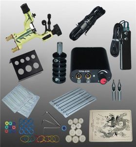 Nouveauté 1 ensemble Kit de tatouage Machine à tatouer alimentation pistolet Machine ensemble complet équipement Machine pour BodyArt8335569
