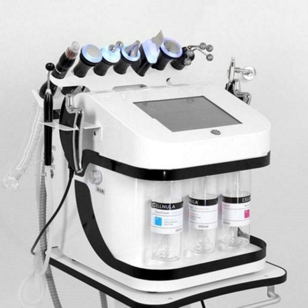 Nouvelle arrivee!10 dans 1 H2O2 Aqua Peeling Lift Skin Bubble Hydratant Oxygène Machine hydrofaciale, soins de la peau Nettoyage des soins du visage