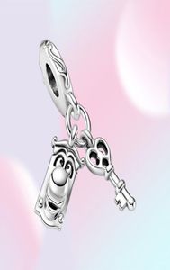 Nouveau arrivée 100 925 Silver Silver Key Knob Slebing Charm Fit d'origine Bracelet de charme européen Bracelet Bijoux ACCESSOIRES 3560143