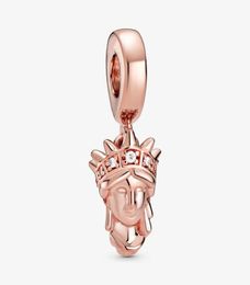 Nouvelle arrivée 100 925 STERLING STIND STATUE OF LIBERTY SHARM CHARM FIT BRACE DE CHARME EUROCHIÈRE ORIGINAL BIELLOGE DE LA MODE ACCESORI3640204