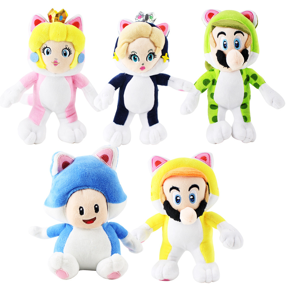 18-20cm Plush Doll Stuffed Animals Toy For Child Gifts Mari Luig Rosalina Peach Princess Cat