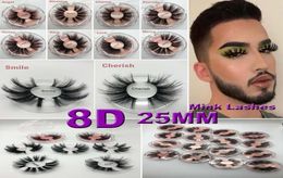 Nouveau arrivée 100 surnaturel réaliste de faux cils faits à la main 25 mm 3d sons lashs épais faux faux cils maquilleur beauté 9716583