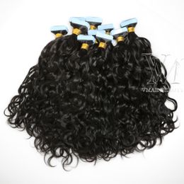 Cinta natural virgen VMAE en extensión de cabello humano 100g Afro Kinky Curly agua corporal Onda profunda recta 3B 3C 4B 4C