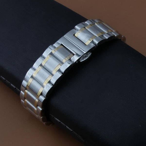 Nouvelle arrivée 14 15 16 17 18 19 20 21mm Bracelet de montre Bracelet Bracelet remplacement outil d'extrémité incurvée bracelets hommes heures promotion me308O