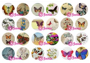 Nieuwe Collectie 18mm Cabochon Glass Stone Buttons Cabochon Insect Butterfly Snaps voor 18mm Snap Sieraden Armband Ketting Ring Oorbellen