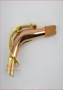 Nieuwe Collectie 245mm Fosforbrons Altsaxofoon Bocht Hals Hoge Kwaliteit Goudlak Saxofoon Instrument Accessoires 4120862