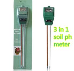 Recién llegado, probador de PH 3 en 1, Detector de suelo, humedad del agua, medidor de prueba de luz, Sensor para flores de plantas de jardín