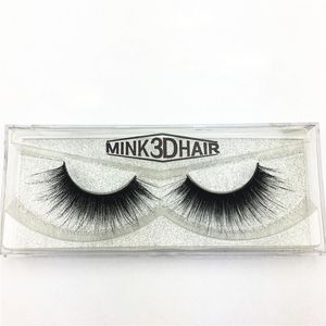 Nueva llegada 3D Full Strip False Eyelash Pestañas individuales largas ojos False Lashes DHL Free J1049