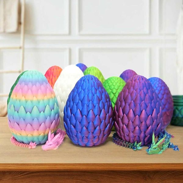 Nouvelle arrivée 3D Printing Egg Dragon Box Fournish accessoire coloré