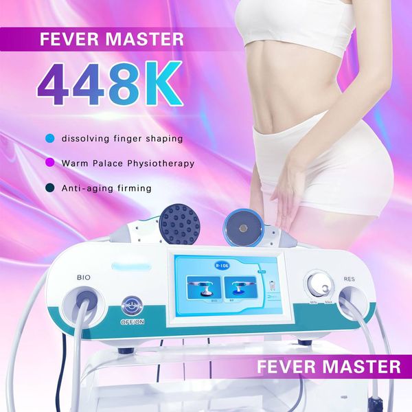 Nouveauté 4 en 1 radiofréquence 448khz Fever Master BIO RET rajeunissement de la peau lifting du visage diathermie élimination de la Fatigue thermique masseur lipolytique