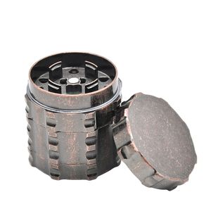 Rijke hond 4 Deel Dia 45mm Zware Zinklegering Herb Grinder Gear Spice Tabakmolen Roken Crusher Hand Muller