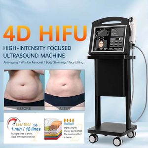 Nouvelle arrivée 4D HIFU Machine 20000 coups ultrasons focalisés de haute intensité lifting élimination des rides raffermissement de la peau corps minceur spa de beauté