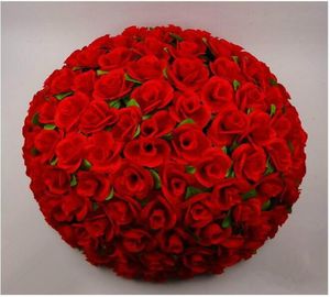 Nouvelle arrivée 50 cm20quot artificiel de fleur de soie rose baiser balle lanterne de grande taille pour ornements de Noël décor de mariage 5371902