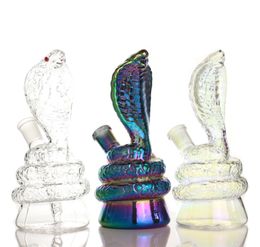 New Arrival Hookahs 6.5'' Glass Water Bong mini bong drie verschillende kleuren slangvormen