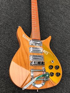 Nieuwe aankomst 6 string akoestische elektrische gitaar, elshals en lichaam, koreaanse pick-up, heldere toets, nek set