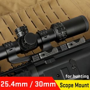 Nouveauté 6061 aluminium 25.4mm-30mm Double anneau monture de portée pour chasse Sport CL24-0178