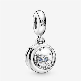 Nuovo arrivo 925 sterling silver sempre al tuo fianco gufo ciondola fascino adatto originale europeo braccialetto di fascino gioielli di moda accessor262G