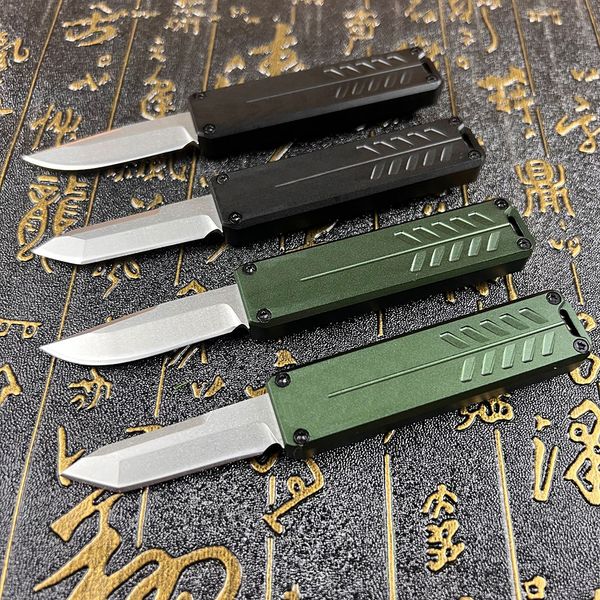 NUEVA LLEGA A6722 Cuchillo táctico de tamaño pequeño D2 Hoja de lavado de piedra CNC Aviación Manejo de aluminio Camping Outdoor Caminata Fistos EDC Pocket Knives