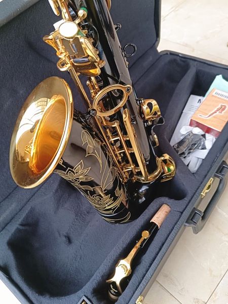 Nuevo saxofón Alto negro YAS-82Z modelo E-Flat saxofón profesional instrumento de música con estuche Accesorios