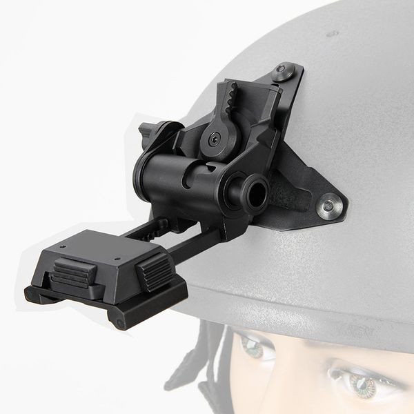 Adaptador de casco de aluminio NVG, sistema de montaje, soporte para casco con cubierta VAS permanente para CL24-0189 de visión nocturna, novedad