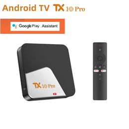 Boîtier Smart TV TX10 Pro ATV, Android 13, Allwinner H313, 2 go 16 go, prise en charge de Google Voice, Wifi double bande, décodeur, lecteur multimédia