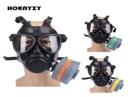 Nouvelle arrivée anti-gaz masque peinture spray 87 militaire armée soviétique chimique silicone respirateur exercice d'incendie CS masque complet5649127