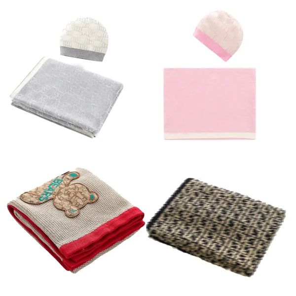 Couvertures d'emmaillotage en coton pour bébé, vêtements pour bébé, couettes d'emmaillotage pour nouveau-né, garçon et fille, avec bonnet, nouvelle collection