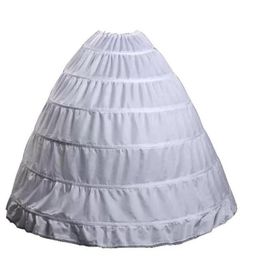 Nouvelle robe de balle d'arrivée 6 anneaux jupons jupt de haute qualité pour le mariage en stock plus taille 6 cerceaux Quinceanera Bridal Crin7016121