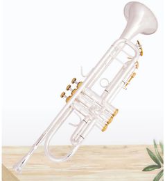 Trompette Bb LT198GS 85 plaquée argent, petit Instrument de musique en laiton, Trompeta professionnelle de haute qualité, nouvel arrivage