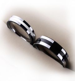 Nieuwe Collectie Zwart-wit Liefhebbers Ringtungsten Ringweed Ring Voor Mannen En Vrouwen J1907151286737