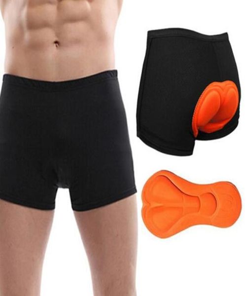 Nueva llegada Pantalones cortos de ciclismo de estilo negro Gel 3D Cool Max acolchado bicicleta ropa interior M2XL tamaño deportes al aire libre Undershorts7186353