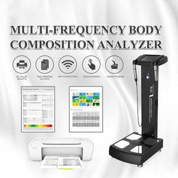Aparato analizador de grasa de composición corporal, evaluación de salud, medición de peso inteligente BMI, novedad