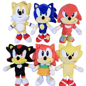 Nieuwe Collectie Cartoon Animatie Speelgoed Super Sonicer Knuffel Tarsnack Hedgehoger Knuffel Pop voor kinderen Gift Groothandel