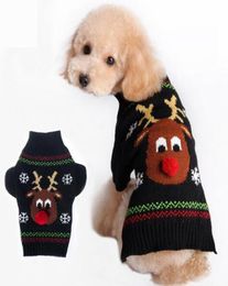 Nieuwe aankomst goedkope hondenkleding cartoon kerst eland huisdier honden trui voor kleine honden chihuahua Yorkie xxsxssmlxl5807896