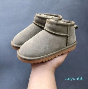 Nouveauté enfants filles Mini bottes de neige hiver chaud coupe-vent enfant en bas âge garçons enfants chaussures en peluche