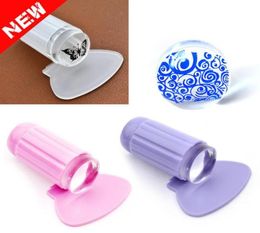 Nieuwe Collectie Clear Jelly Stamper Nail Art Stamper Clear Silicone Marshmallow Nail Stamper Schraper Set Stempel Tools22323787443058