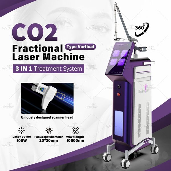 Nouveauté CO2 Laser Cutter élimination des pigments dispositif de serrage Vaginal Laser CO2 fractionné pour vergetures utilisation en Salon de beauté