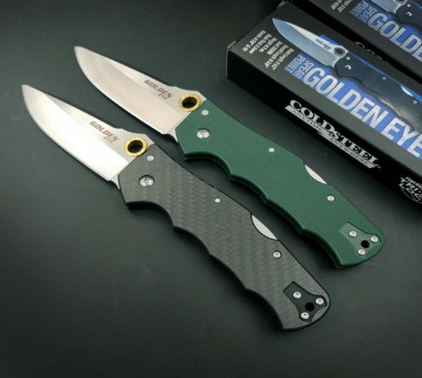 Nueva llegada acero frío 62qcfb cuchillo plegable al aire libre supervivencia de caza camping knives de rescate de rescate edc herramientas41162222