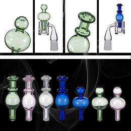 Accesorios para fumar de la tapa de la carpa de cristal de colores puede adaptarse a 10 mm de 14 mm de 18 mm de cuarzo de cuarzo u otro para el vidrio Bong Bowl Joysmoking