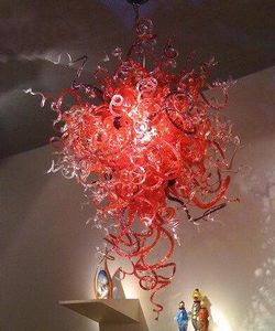 Eigentijdse lampen type materiaal kroonluchter bloem vorm LED licht bron glazen hanglamp indoor kunst decoratie verlichting