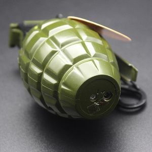 Nieuwe Collectie Creatieve Militaire Aanstekers Hand Frag Metal Torch Gas Opblaasbare Winddicht Aanstekers Big Size Buiten Gereedschappen Drop Shippin282p