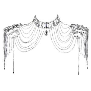 Nieuwe collectie Crystal Bridal Wedding Capes Wraps Bolero Jacket267S