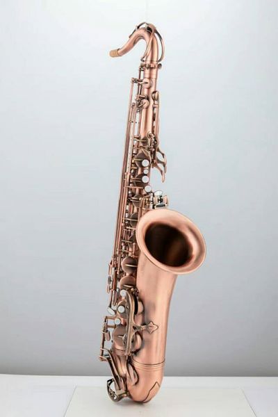 Nouvelle Arrivée Personnaliser Saxophone Ténor France Instruments de Musique Professionnels STS-R54 BbTone Cuivre Antique B Tube Sax Avec Étui Embouchure Gants