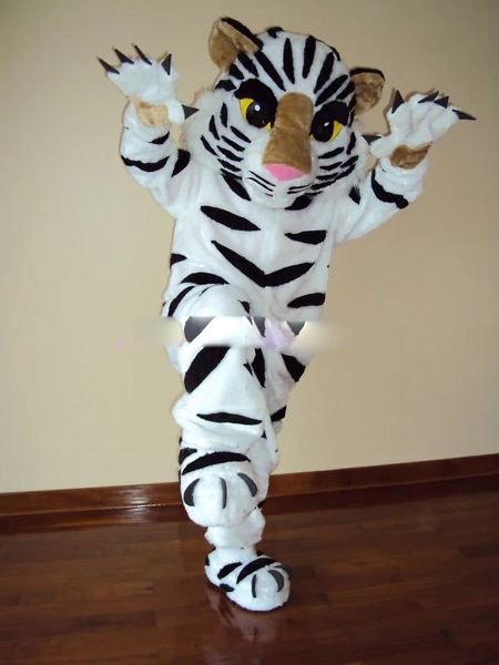 Nouveauté personnage de dessin animé mignon adulte beau tigre mascotte Costume déguisement Halloween costume de fête