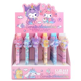 Nouveauté mignon Kuromi stylo Collection enfants cadeau lisse 0.5mm encre noire Gel stylo mignon papeterie fournitures scolaires accessoires de bureau stylo ensemble 2999