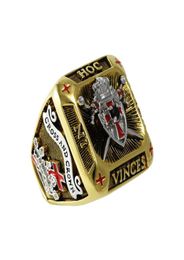 Nouveau design d'arrivée Masonic Knights Templar Rings S Ring Style pour Mason Freemason Jewelry Collection Ship Shipping9269499