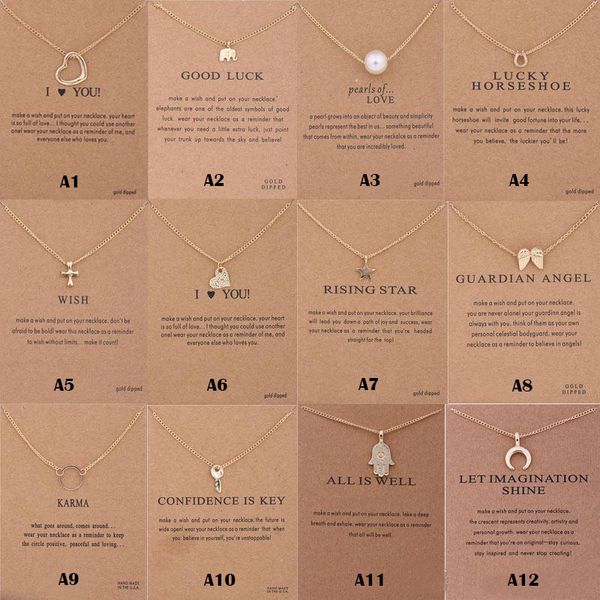 Nouvelle Arrivée Charme Multi-styles Pendentif Collier avec carte Pour les femmes Créateur de mode boucle d'oreille Bijoux Cadeaux