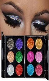 Nieuwe Collectie Diamond Gouden Kleur Glitter Oogschaduw Palet Glanzend Oogschaduw Palet Make-Up Om Geconfronteerd Cosmetics5341809